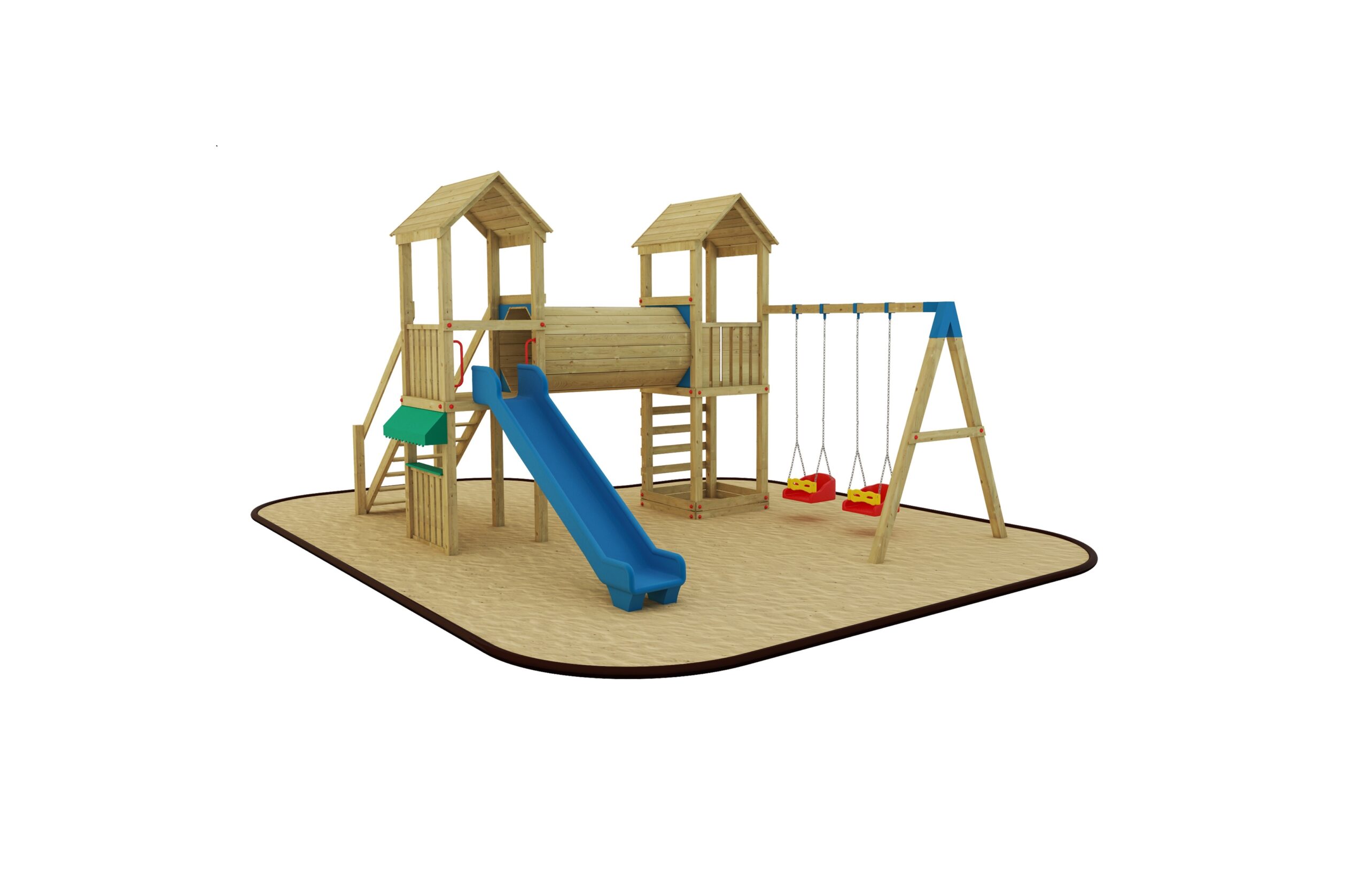 Ahşap Çocuk Oyun Parkları